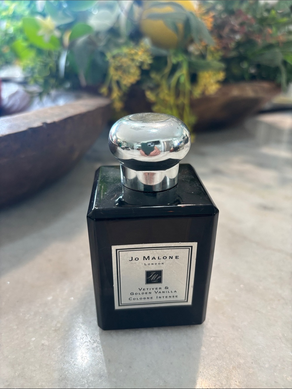 Jo Malone Black Bottle with Silver Cap